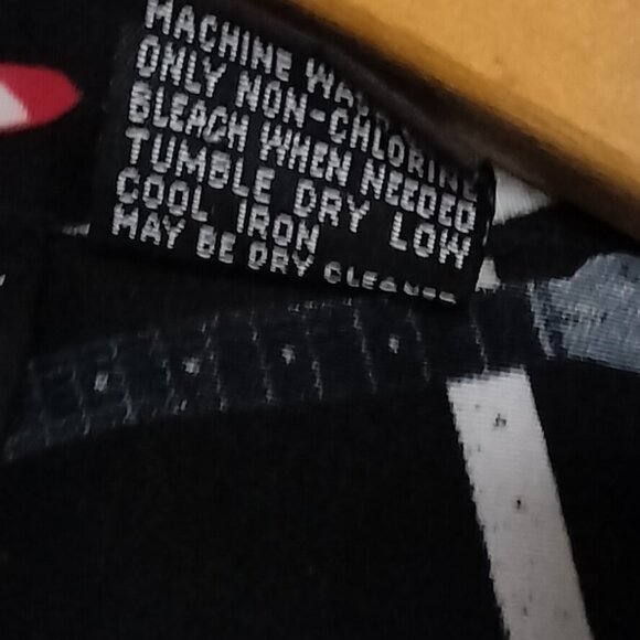 Vintage Dragonfly Short Sleeve Shirt All Over Electric Guitar Shirt - Large - Picture 5 of 10